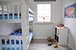 Schlafzimmer mit Etagenbett